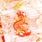 Year of the Dragon Epoxy Keychain