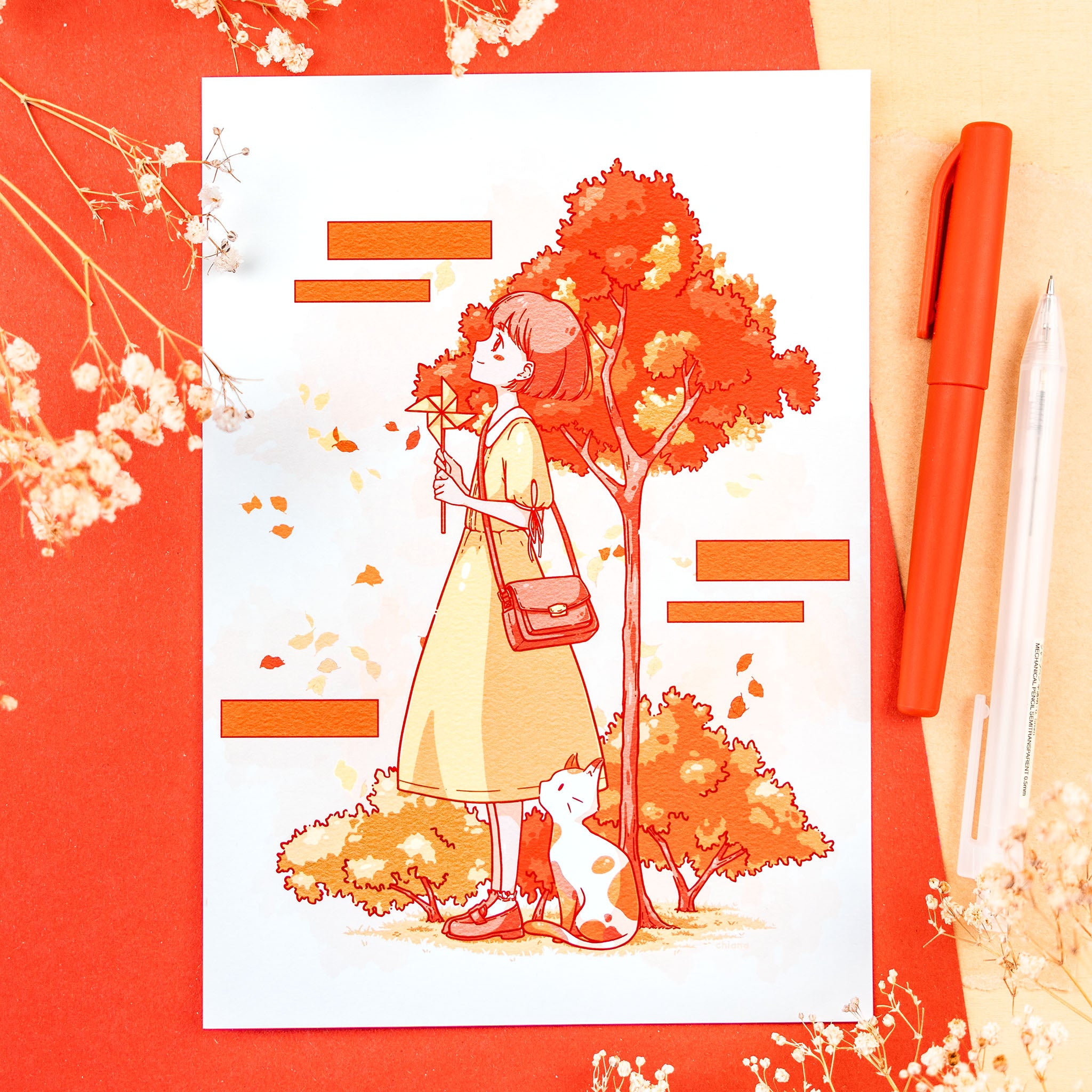 Enjoying Fall Print (verschiedene Größen)