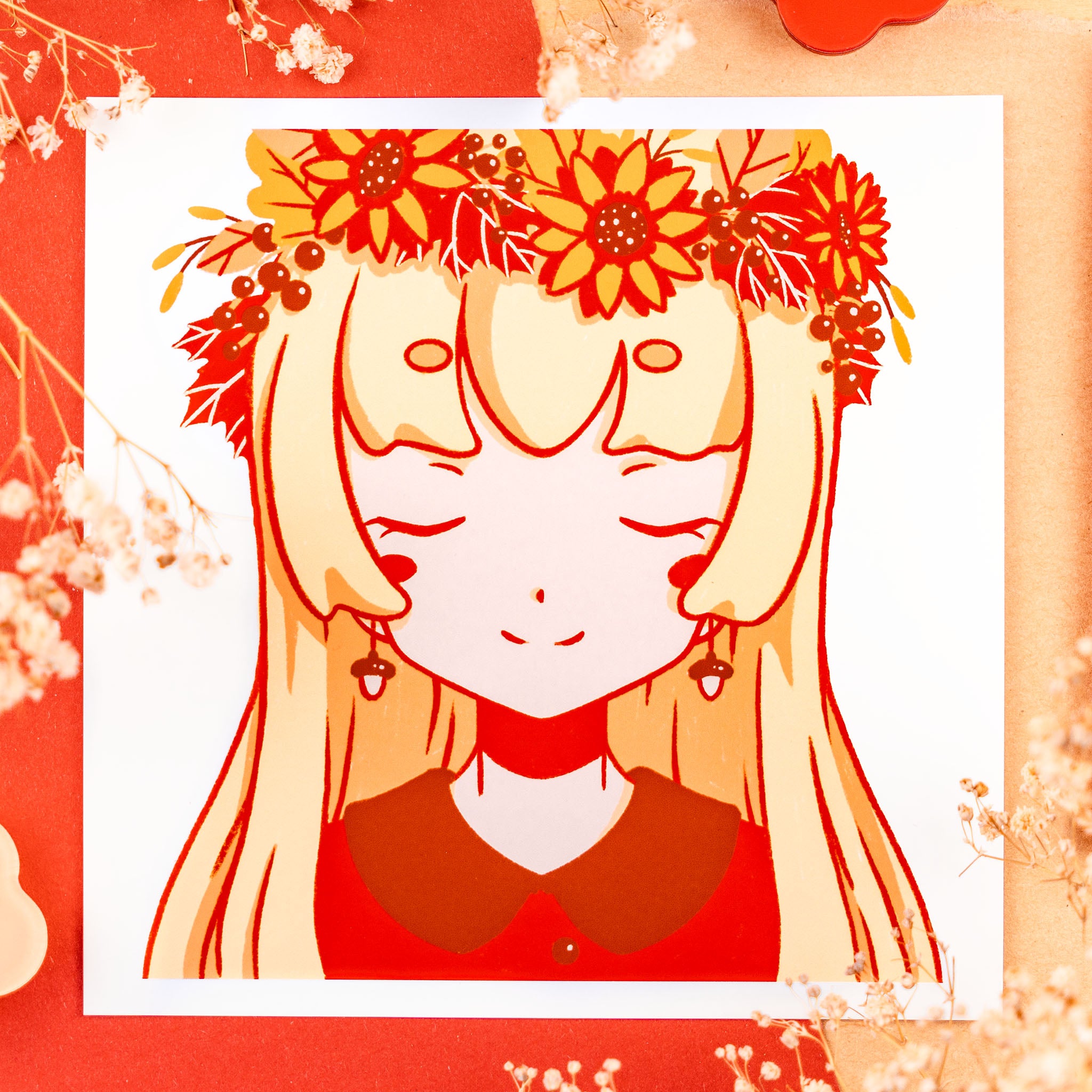 Colours of Fall: Square Prints