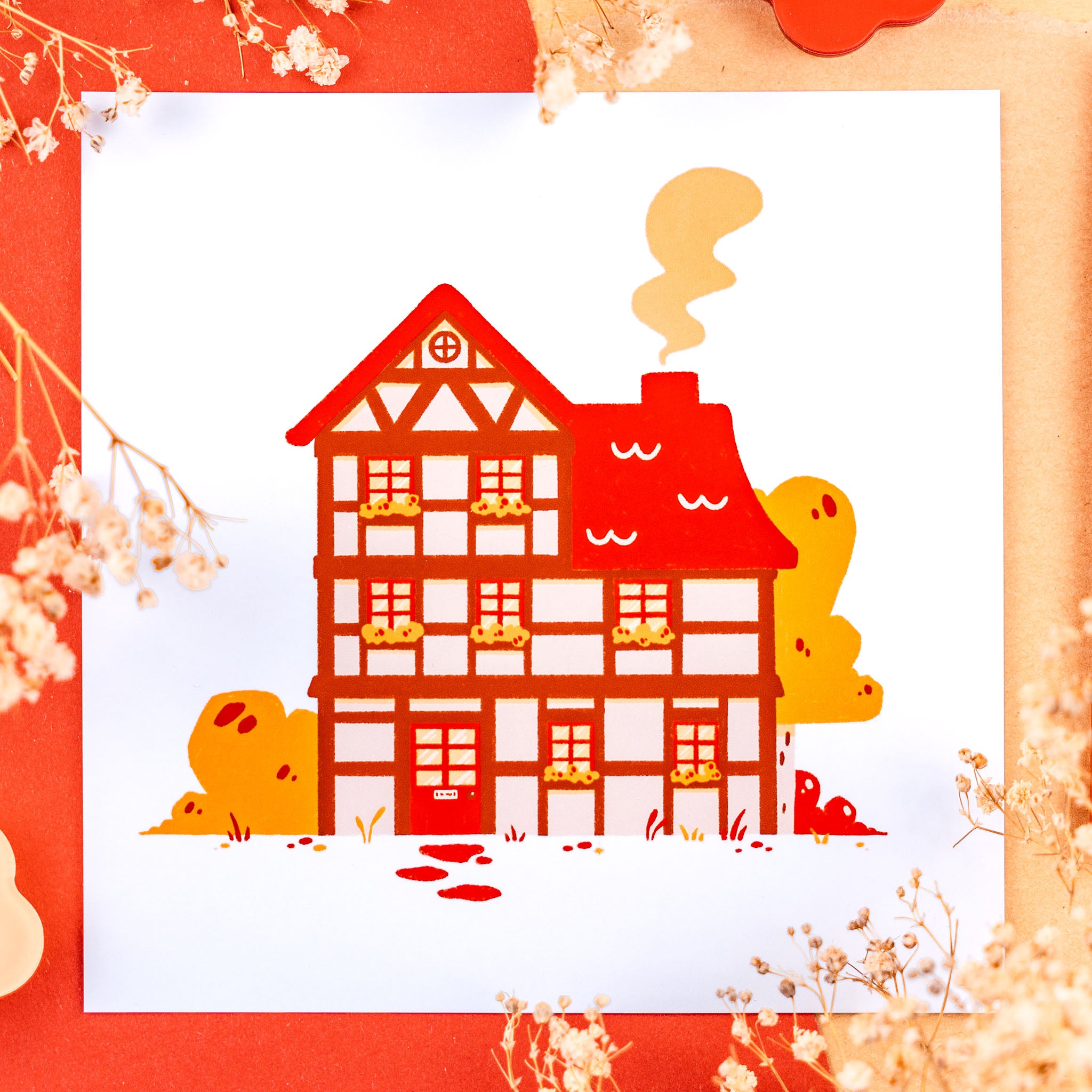 Colours of Fall: Square Prints