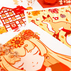 Colours of Fall: Square Prints