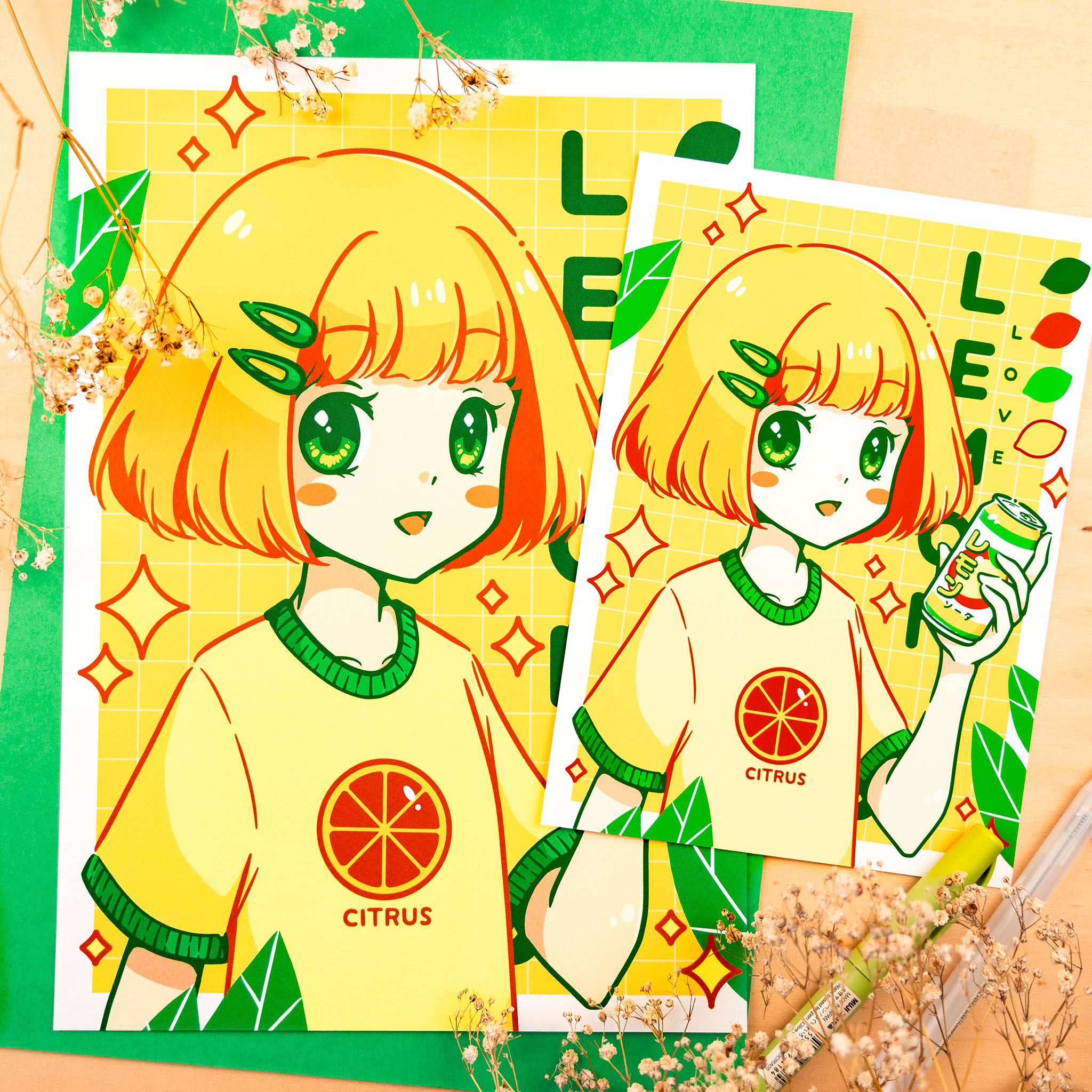 Lemon Soda Print (verschiedene Größen)