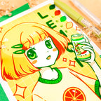 Lemon Soda Print (verschiedene Größen)