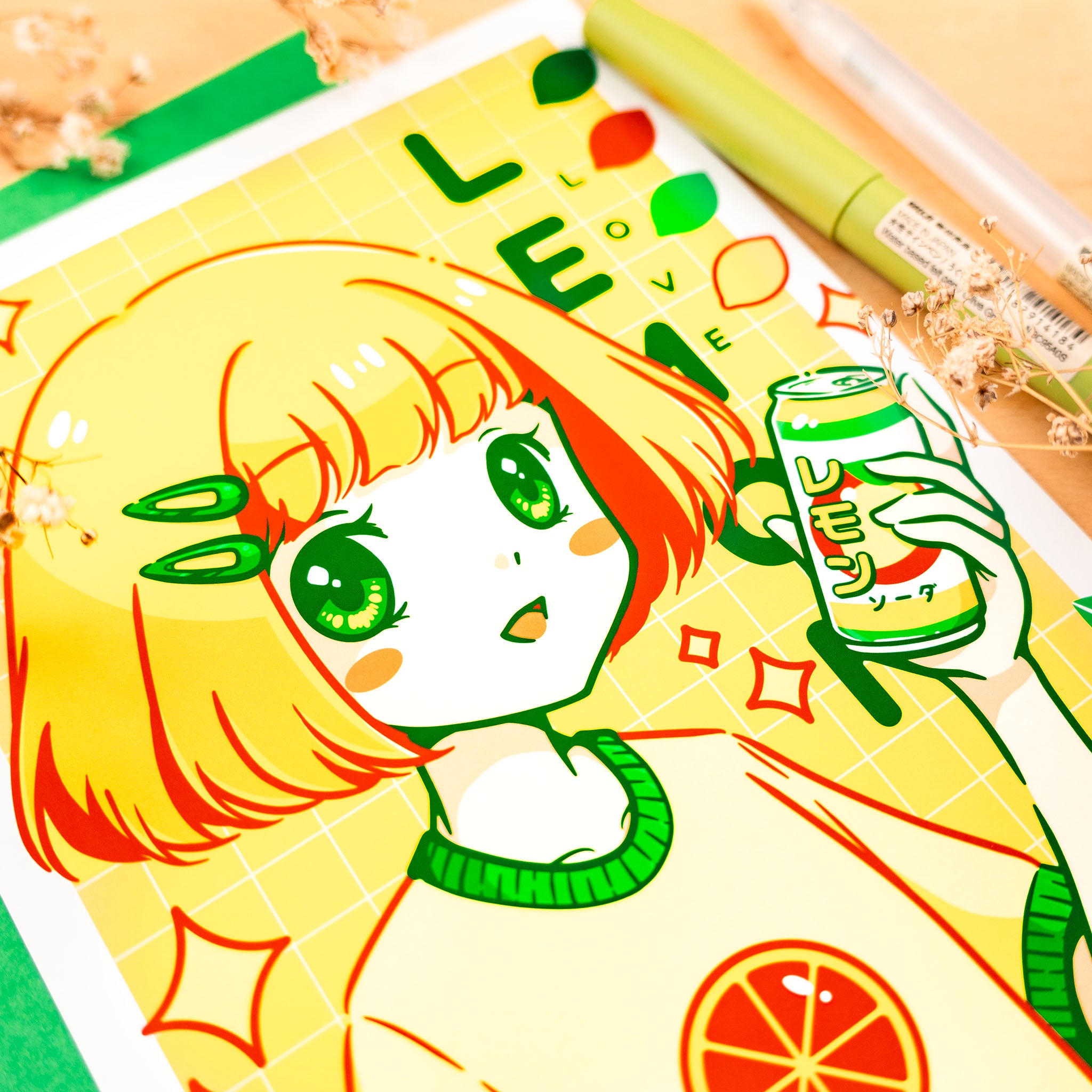 Lemon Soda Print (verschiedene Größen)