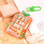 Plant Vending Machine Epoxy Keychain
