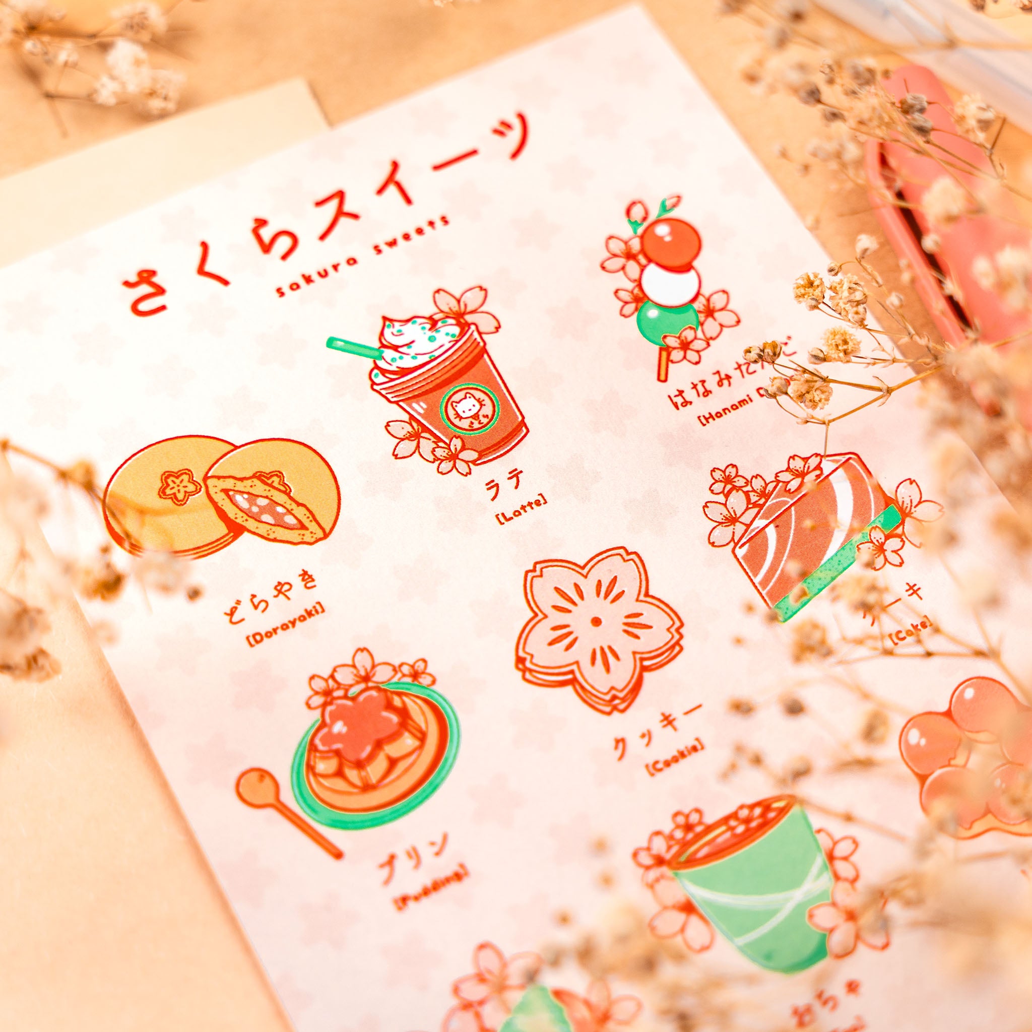 Sakura Sweets Print (verschiedene Größen)