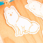 Dog Adventures: Samoyede Sticker Set
