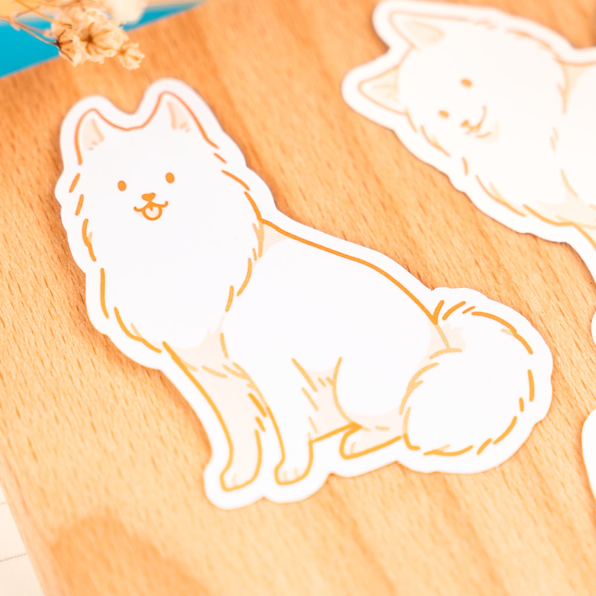 Dog Adventures: Samoyede Sticker Set