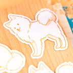 Dog Adventures: Samoyede Sticker Set