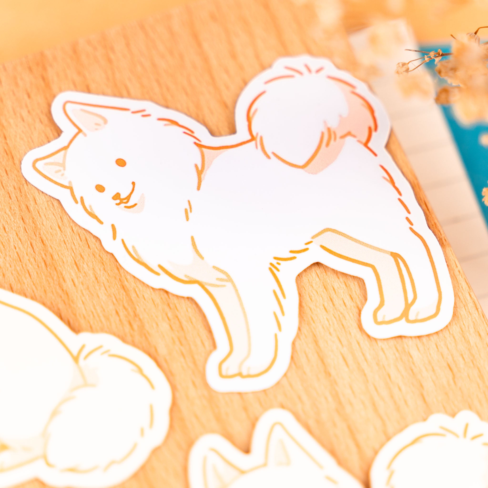 Dog Adventures: Samoyede Sticker Set