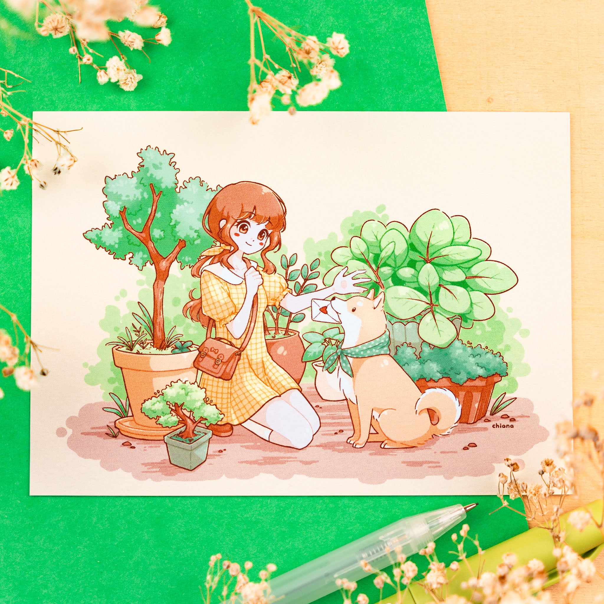 A Letter between Plants Print (verschiedene Größen)