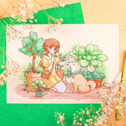 A Letter between Plants Print (verschiedene Größen)