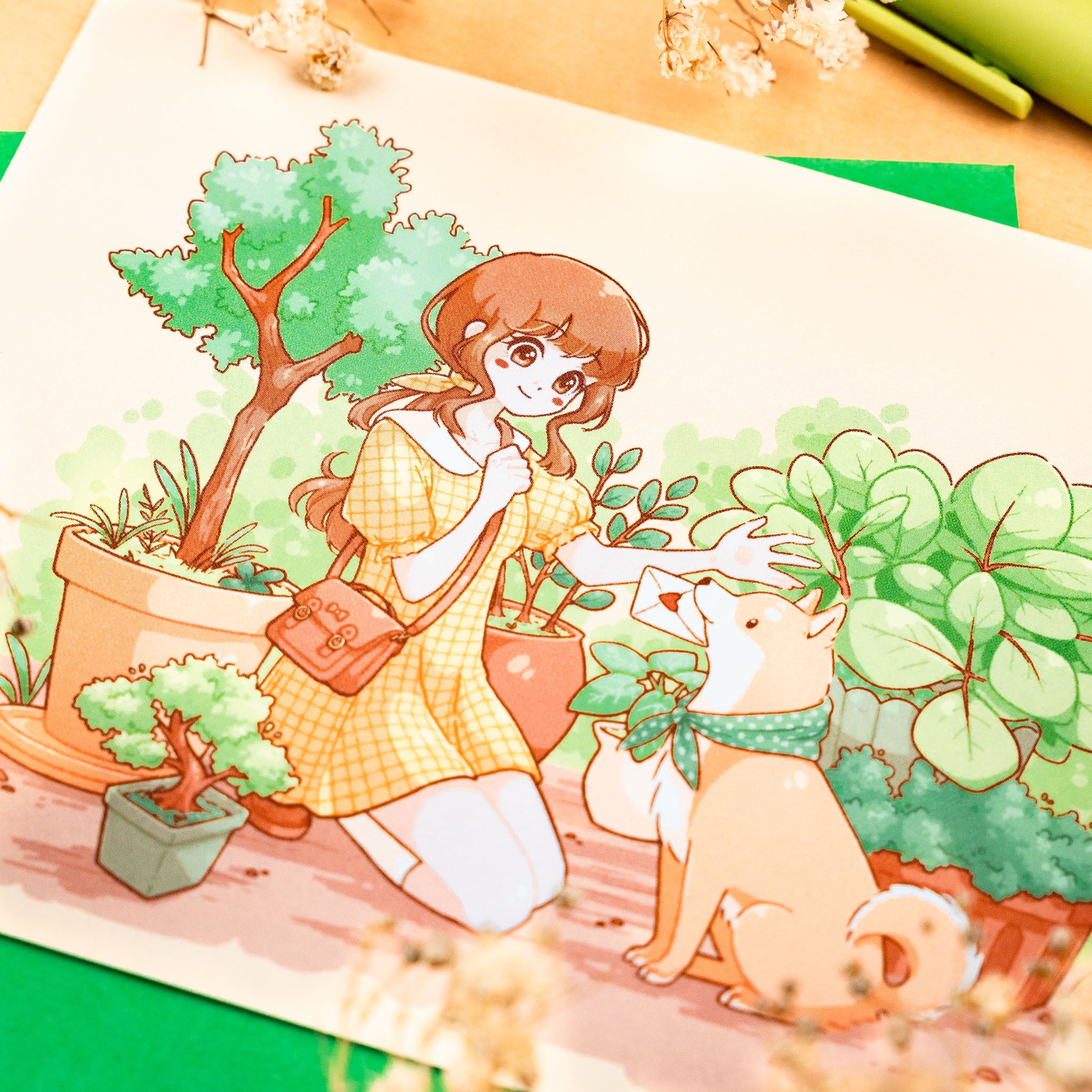 A Letter between Plants Print (verschiedene Größen)