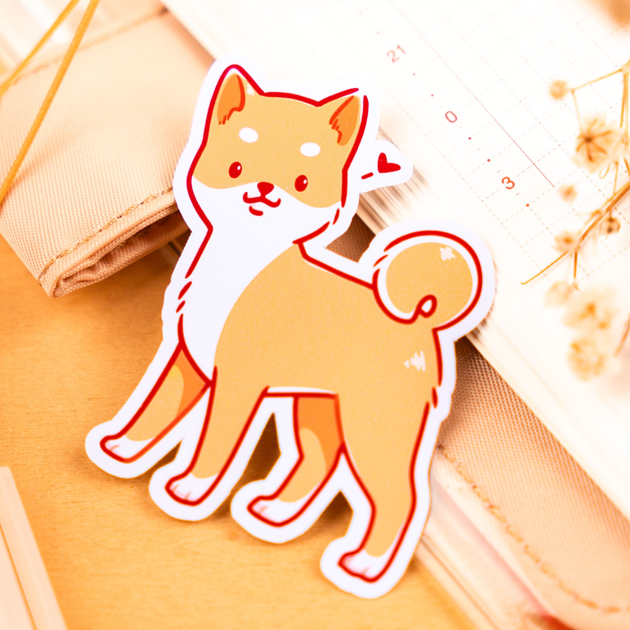 Dog Adventures: Shiba Sticker Set