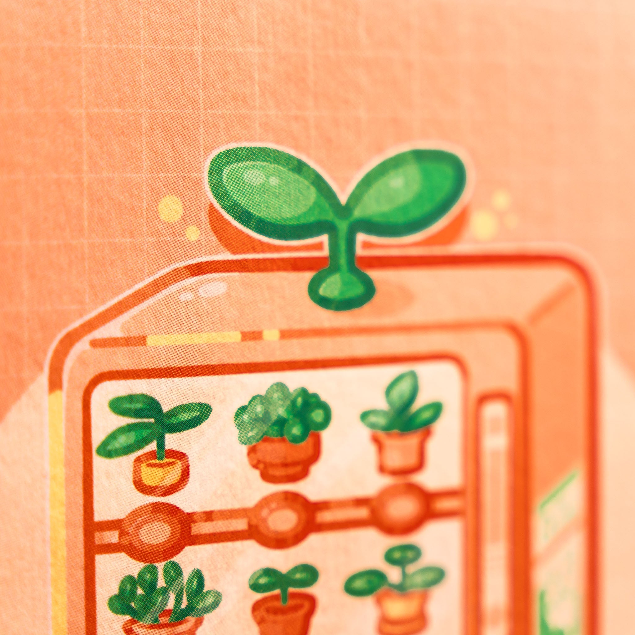 Plant Vending Machine Print (A6)